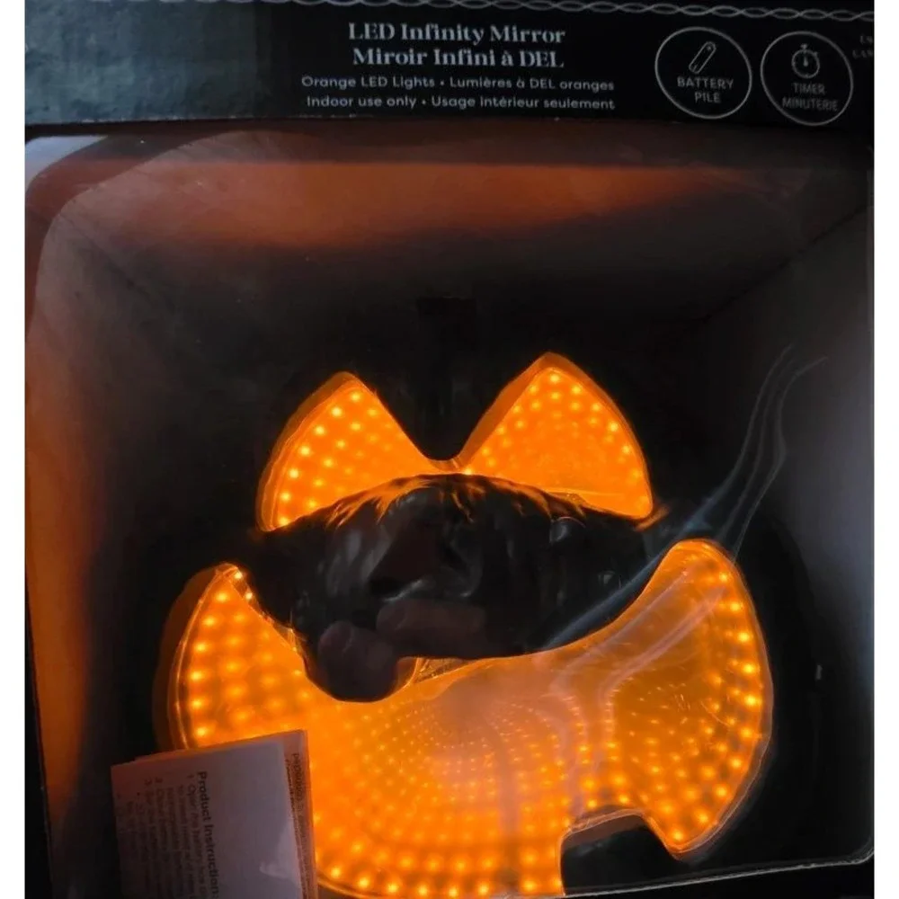 Ashland Halloween LED Infinity Mirror Pumpkin